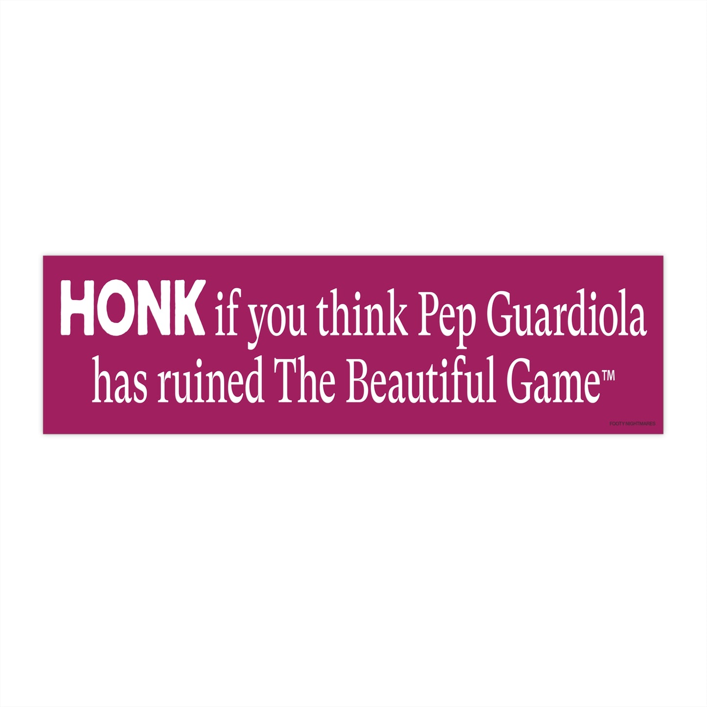 Honk If You Think Pep Guardiola Has Ruined The Beautiful Game